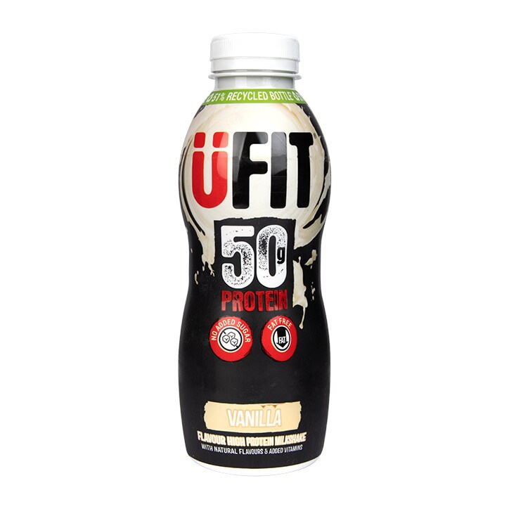 UFIT 50g High Protein Shake Vanilla 500ml image 1
