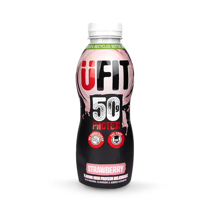 UFIT High Protein Shake Strawberry 500ml image 1