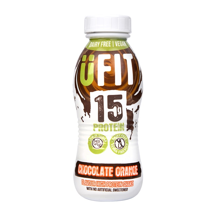 UFIT Vegan High 15g Protein Shake Chocolate Orange 310ml