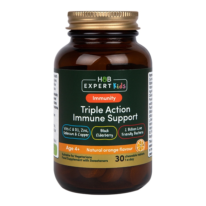 H&B Expert Kids Triple Action Immunity Support 30 Chewables