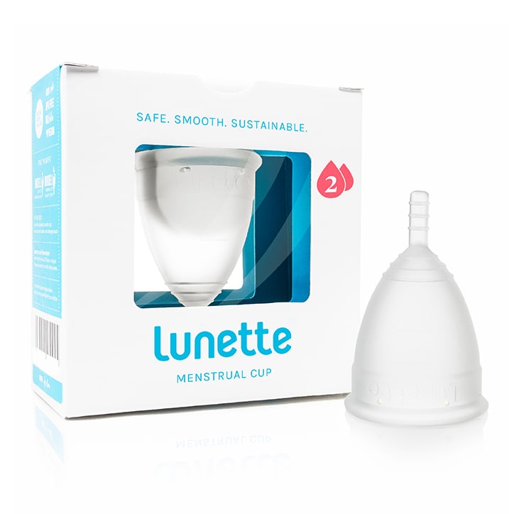 Lunette Menstrual Cup Clear size 2 image 1