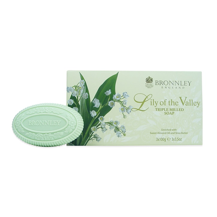 Bronnley Lily Of The Valley Soap Bar Set-1