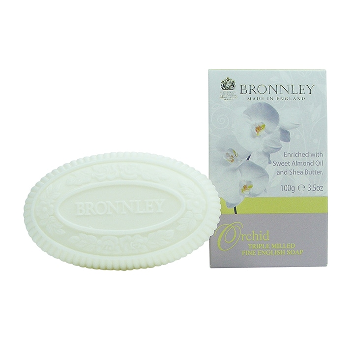 Bronnley Orchid Soap Bar-1
