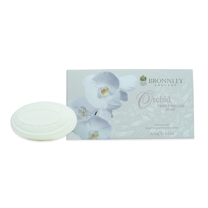 Bronnley Orchid Soap Bar Set-1