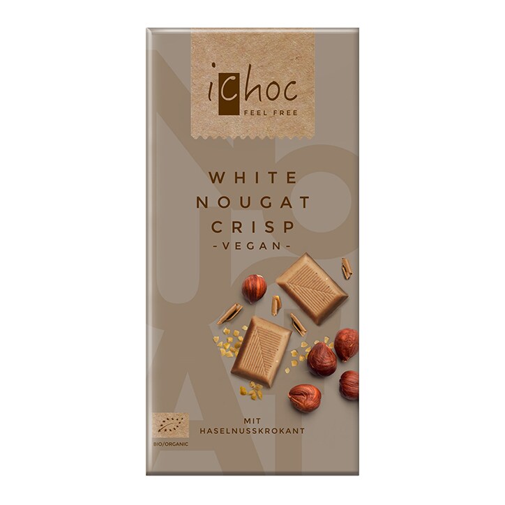 Ichoc White Nougat CrispRice Chocolate 80g