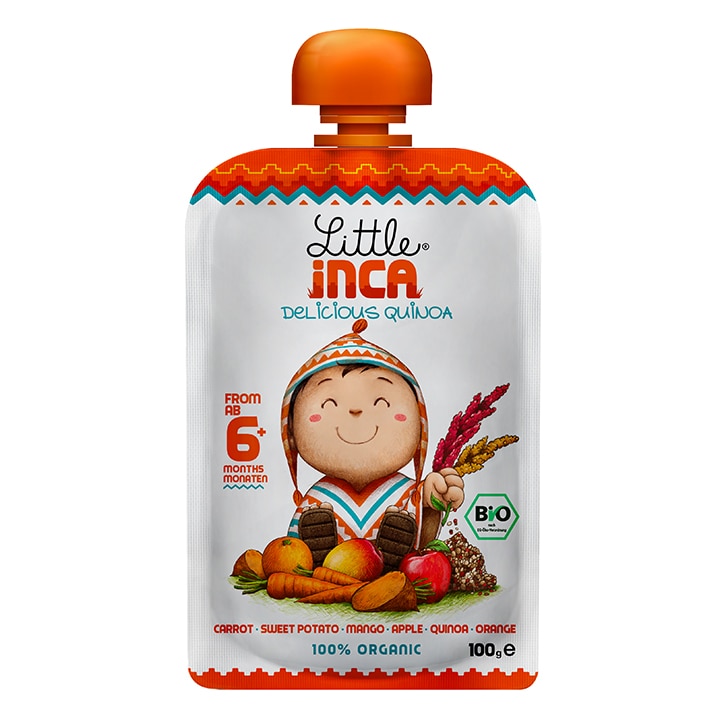 Little Inca Happy Orange Quinoa Baby Food 100g