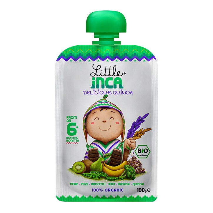 Little Inca Joyful Green Quinoa Baby Food 100g
