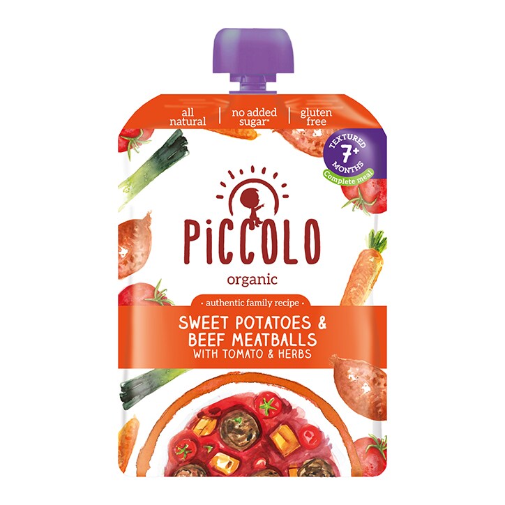 Piccolo Organic Sweet Potato with Beef Ragu 7m+ 130g