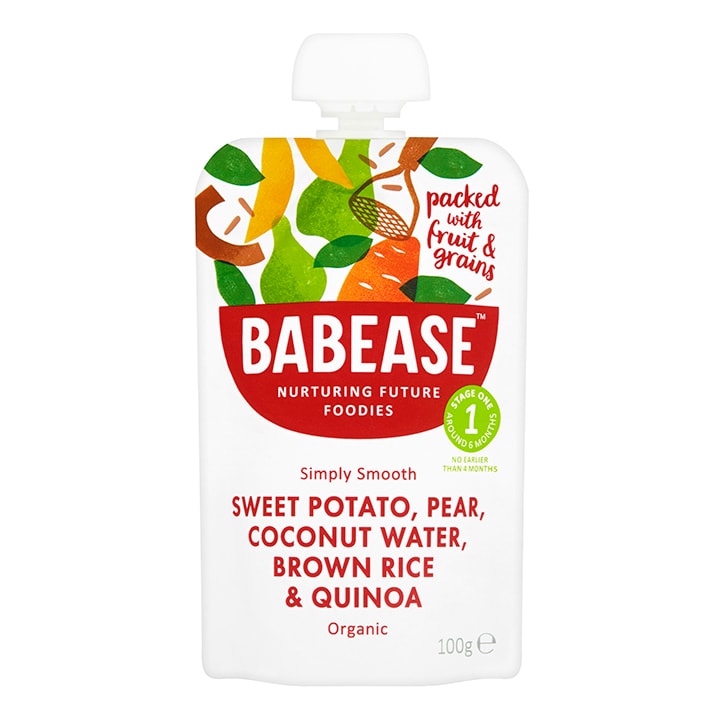 Babease Sweet Potato, Pear & Coconut Water 100g