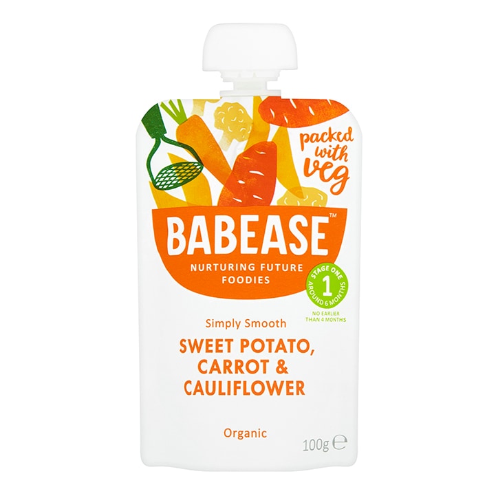 Babease Sweet Potato, Carrot & Cauliflower 100g