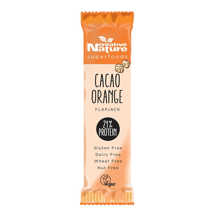 Creative Nature Cacao Orange High Protein Cold Press Bar 40g