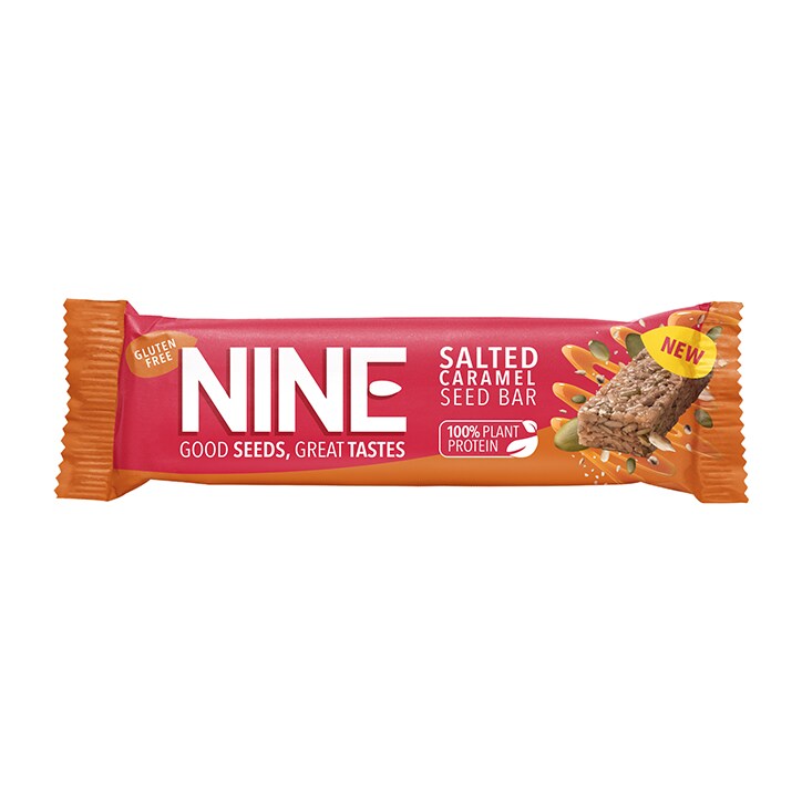 Nine Salted Caramel Bar 40g