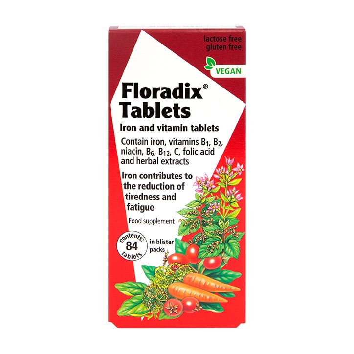 Floradix Iron & Vitamin 84 Tablets-1