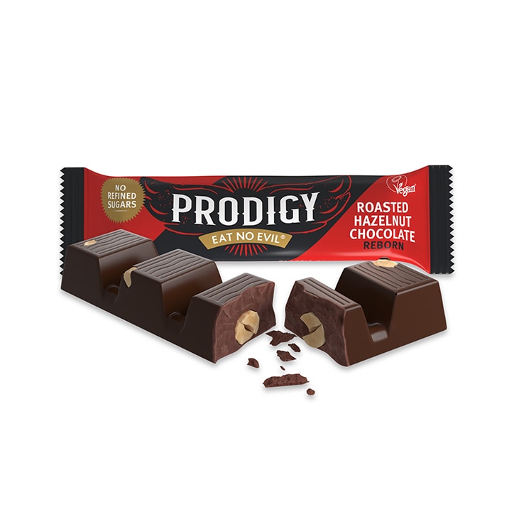 Prodigy Roasted Hazelnut Chocolate Bar 35g image 3