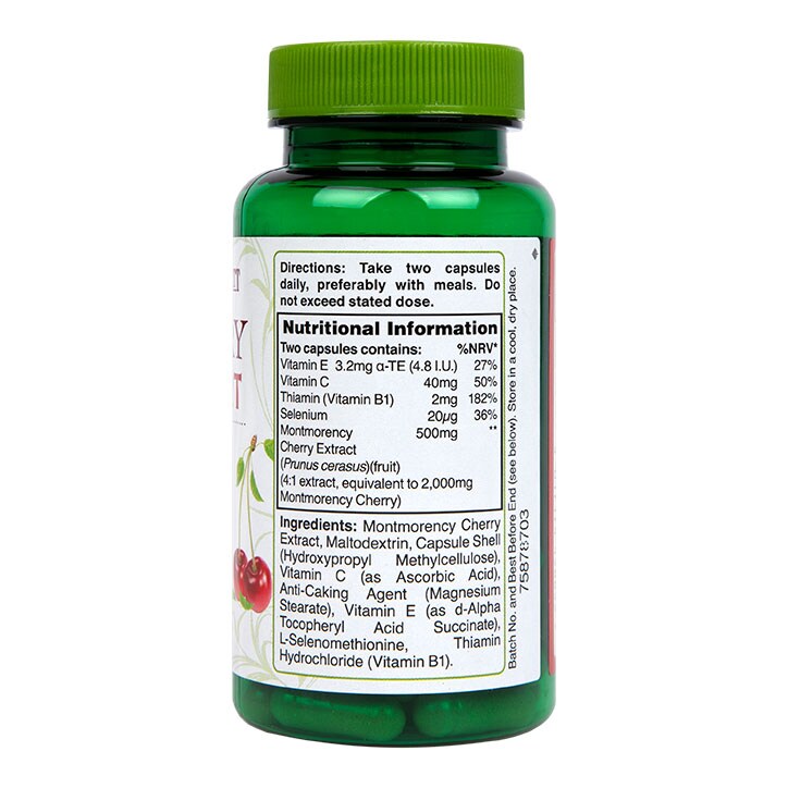 Holland & Barrett Cherry Heart 500mg 60 Capsules image 2