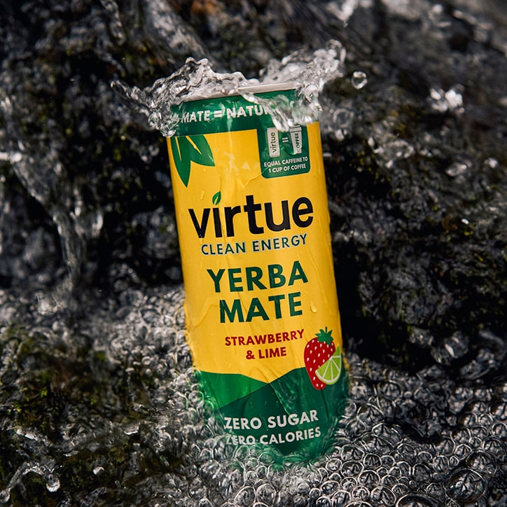 Virtue Yerba Mate Strawberry & Lime 250ml image 3