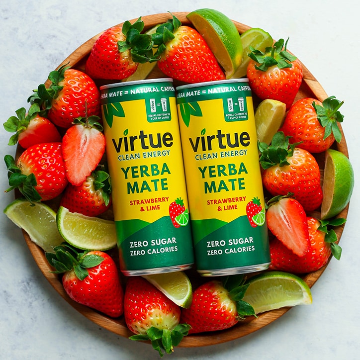 Virtue Yerba Mate Strawberry & Lime 250ml image 4