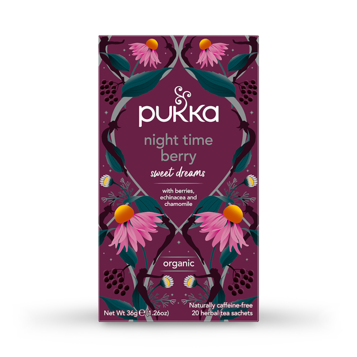 Pukka Organic Night Time Berry 20 Tea Bags image 1