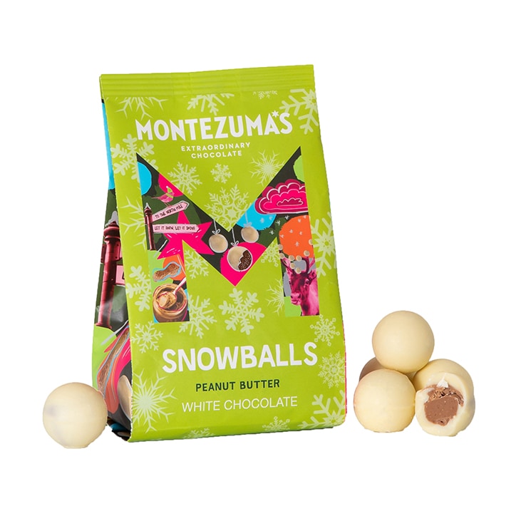 Montezuma's White Chocolate Peanut Butter Snowballs 150g image 1