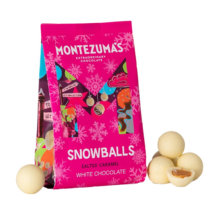Montezuma's White Chocolate Caramel Snowballs 150g image 1