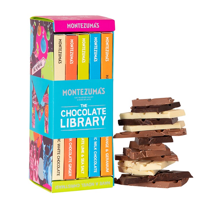 Montezuma's Christmas Chocolate Bar Library 450g image 1