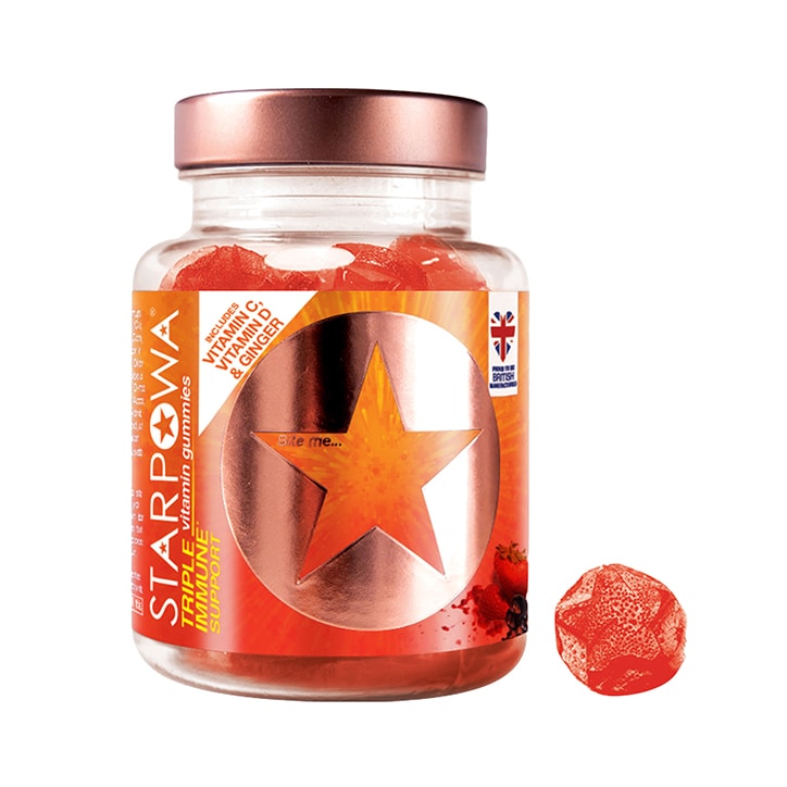 Starpowa Triple Immune Support Vitamin Summer Fruits Flavoured 30 Gummies