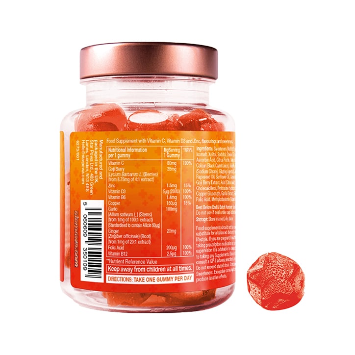 Starpowa Triple Immune Support Vitamin Summer Fruits Flavoured 30 Gummies image 3