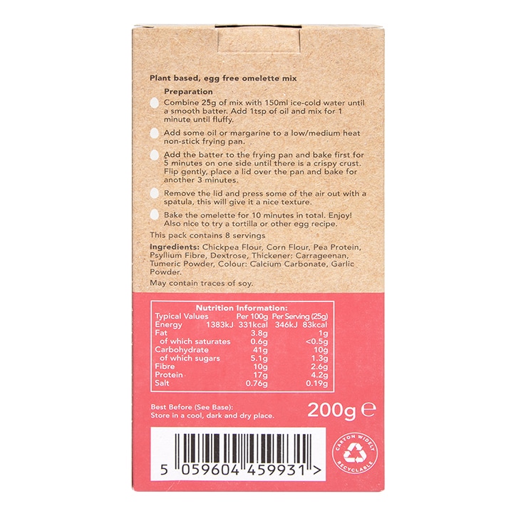 Holland & Barrett Vegan Egg Mix 200g image 2