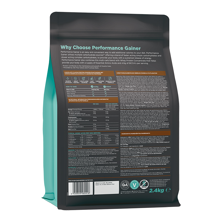 PE Nutrition Performance Gainer Chocolate 2.4kg image 2