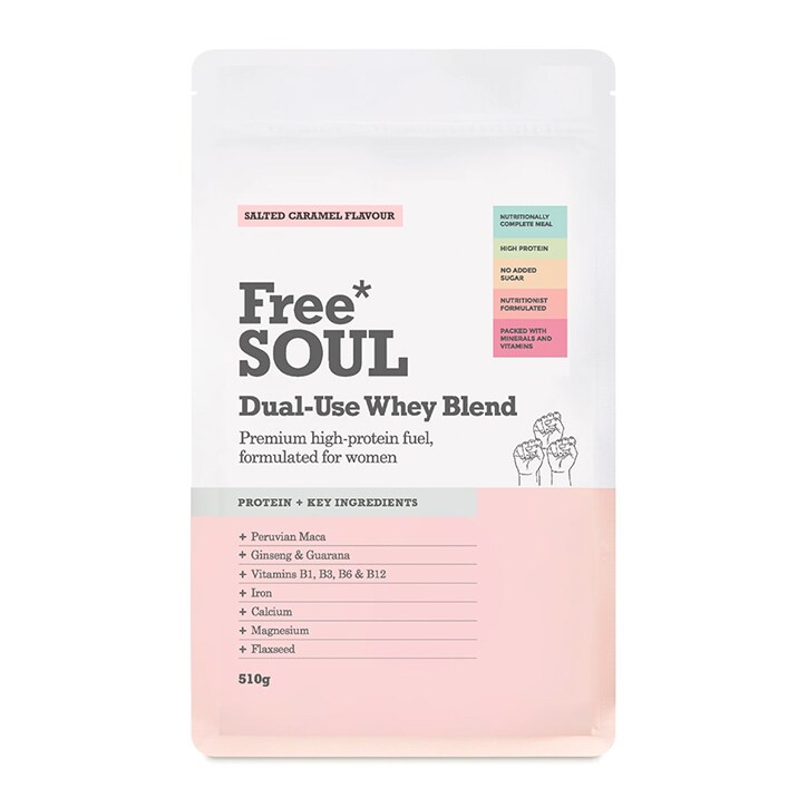 Free Soul Dual Use Blend Whey Salted Caramel 510g image 1
