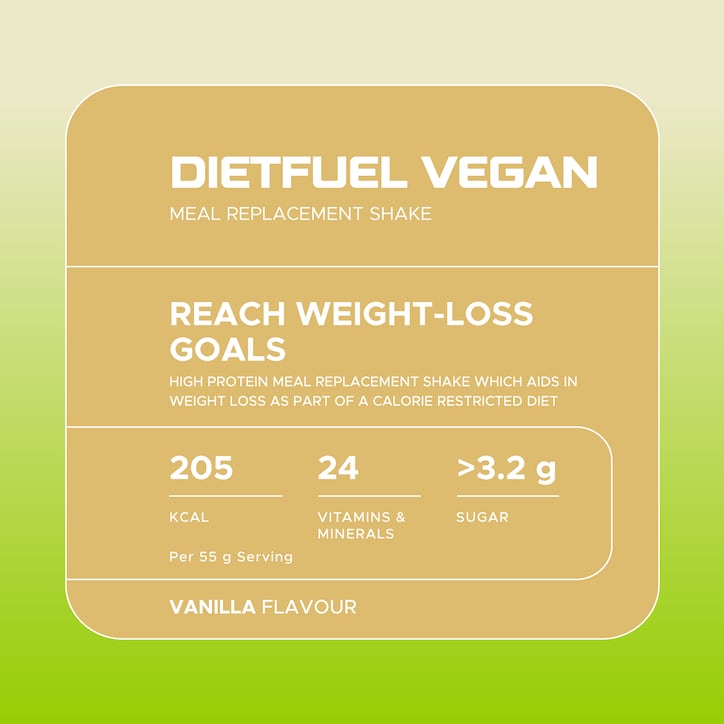 USN Diet Fuel Vegan Meal Replacement Shake Vanilla 880g image 3