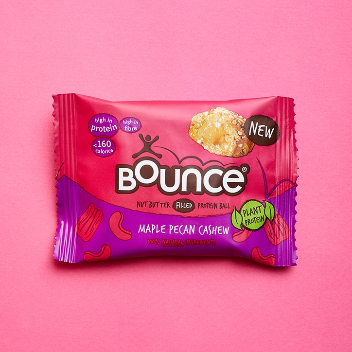 Bounce Cashew Butter Filled Maple and Pecan Plant Protein Ball 35g