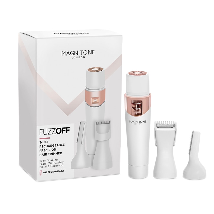 Magnitone FuzzOff 3-in-1 Rechargeable Precision Hair Trimmer image 1