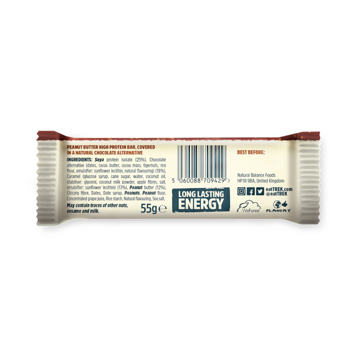 Trek Peanut Butter Crunch Power Protein Bar 55g image 2