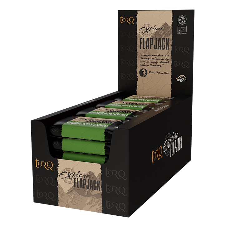 TORQ Explore Flapjack Organic Apple Strudel 20 x  65g image 1