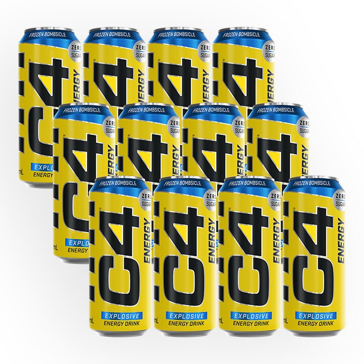 Cellucor C4 Energy Carbonated Frozen Bombsicle 12 x 500ml