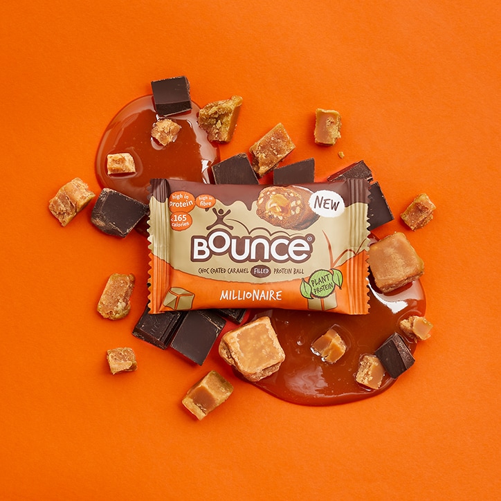 Bounce Dipped Chocolate Caramel Millionaire Protein Ball 40g