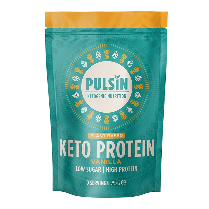Pulsin Vanilla Keto Protein Powder 252g-1