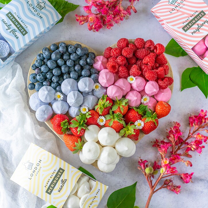 London Apron Vegan Raspberry Meringues 25g image 4