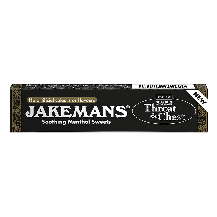 Jakemans Original Throat & Chest Soothing Menthol Sweets 41g Stick Pack image 1