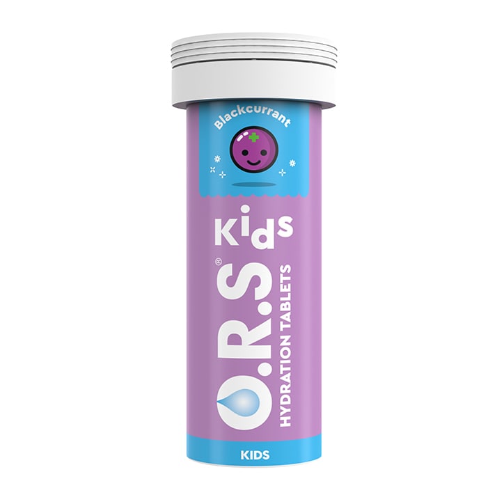 O.R.S Kids Hydration Blackcurrant Flavour Effervescent 12 Tablets