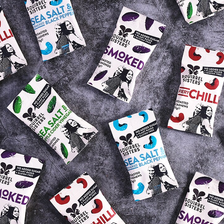 Squirrel Sisters Sea Salt & Black Pepper Cashews 25g image 3