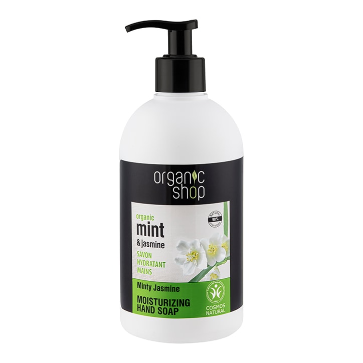 Organic Shop Moisturizing Minty Jasmine Hand Soap 500ml-1