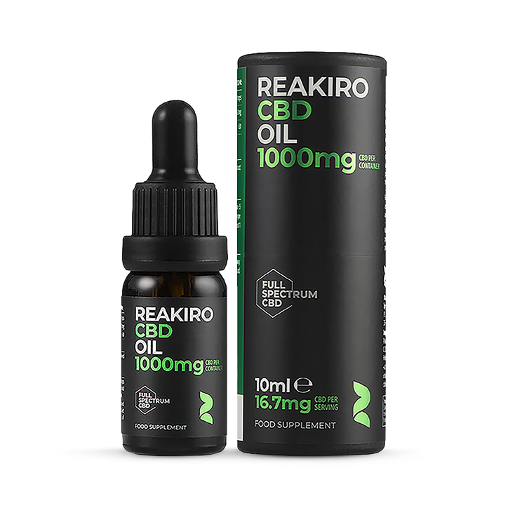 Reakiro CBD Oil 1000mg 10 ml | H&B