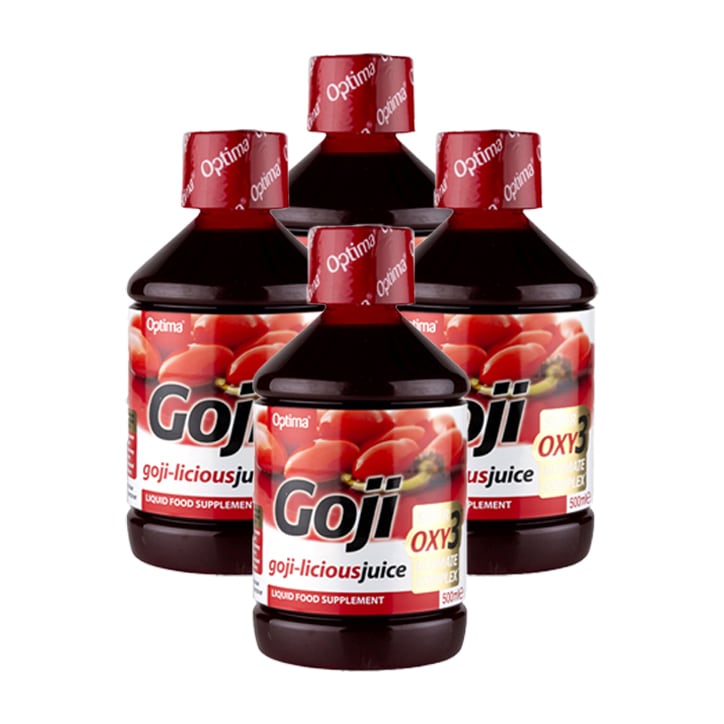 Optima Healthcare Juice Goji Berry 500ml x 4 Bundle image 1