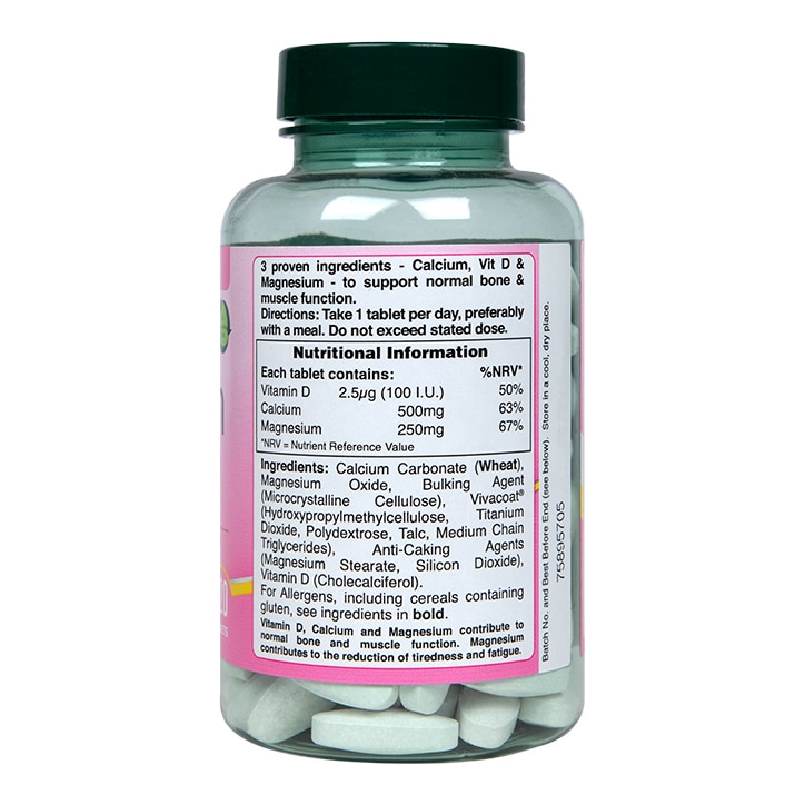Holland & Barrett Vegan Calcium & Magnesium 120 Tablets-3