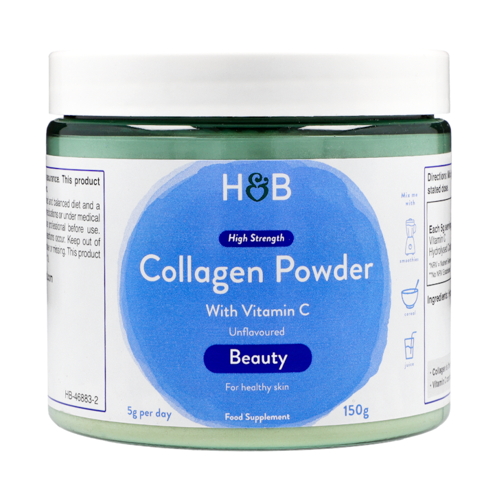 Holland & Barrett Bovine Collagen Unflavoured Powder 150g image 1