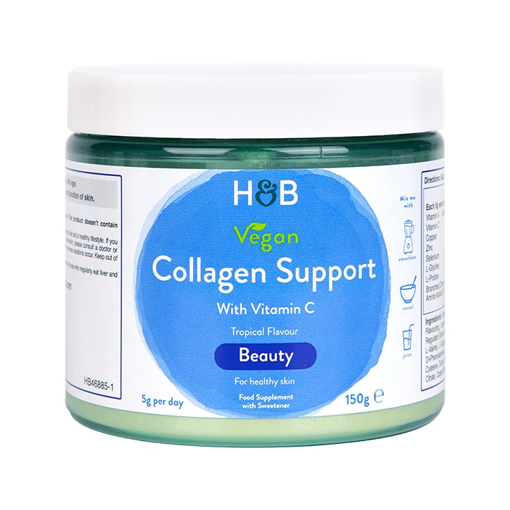 Holland & Barrett Vegan Collagen Tropical Flavoured Powder 150g-1