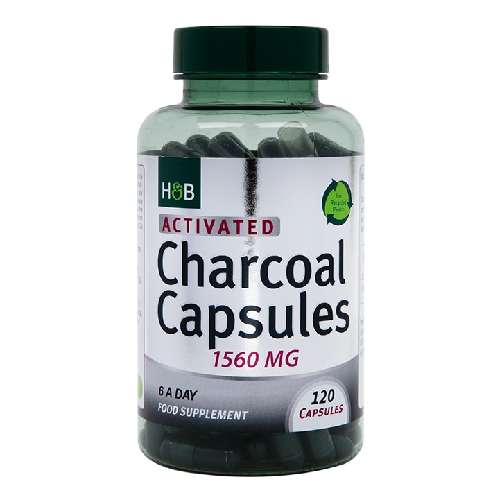 Holland & Barrett Activated Charcoal 120 Capsules-1