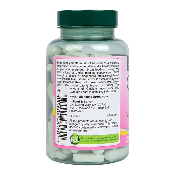 Holland & Barrett Calcium + Magnesium & Vitamin D 120 Tablets-2